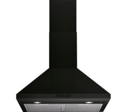 INDESIT IHP645CMBK Chimney Cooker Hood - Black